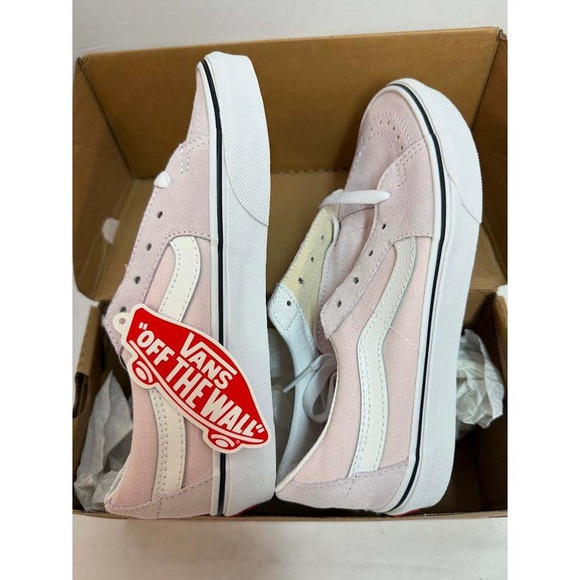 Vans Sk8-Low Orchid Ice True White Suede Canvas Sneakers VN0A4UUKA0M Womens 6 - Picture 12 of 13
